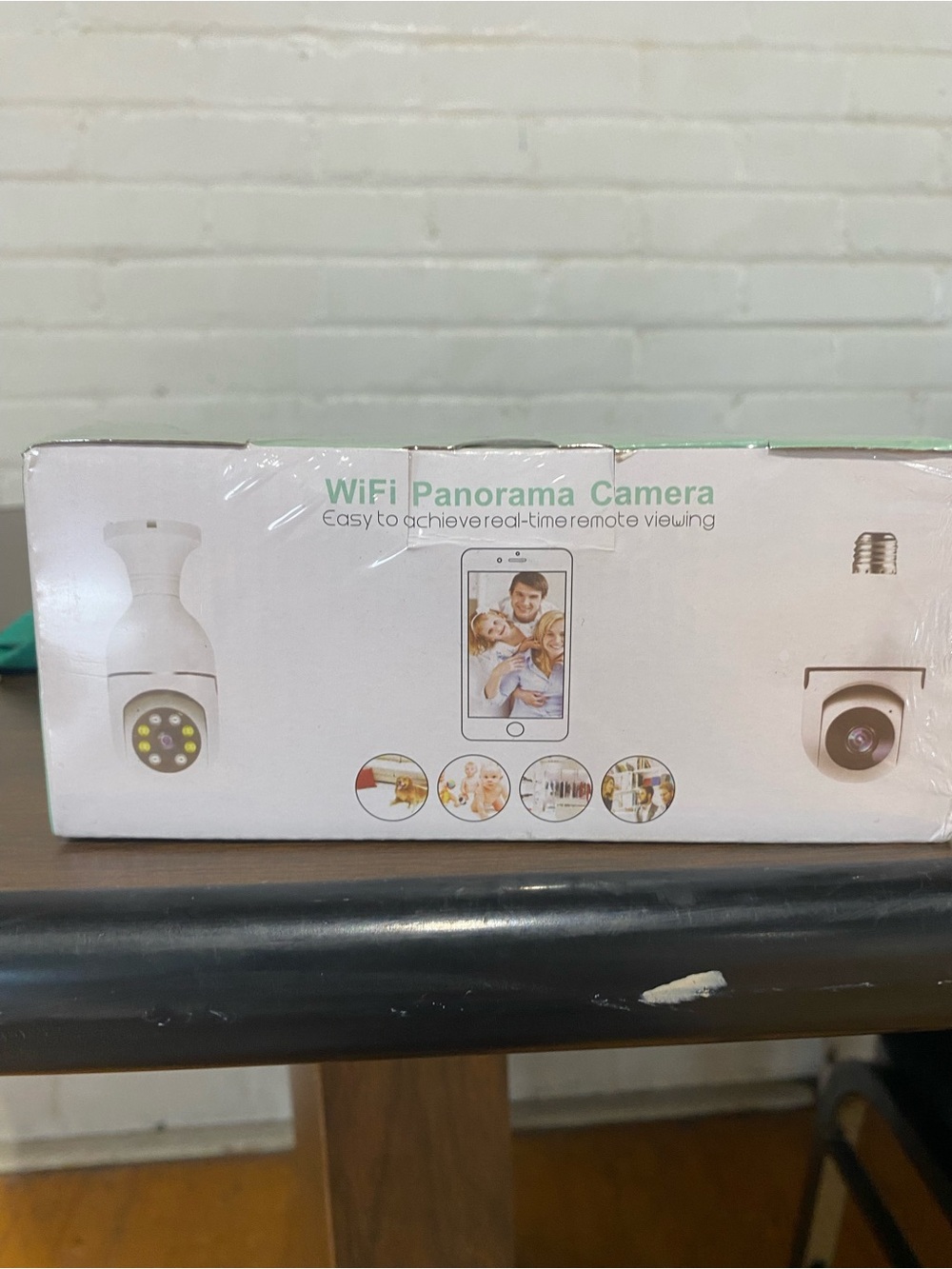 WiFi Panorama Camera - White Wireless Security Camera